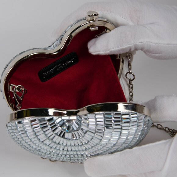 Betsy Johnson Mirror Heart shaped Crossbody - NWOT - Picture 6 of 6